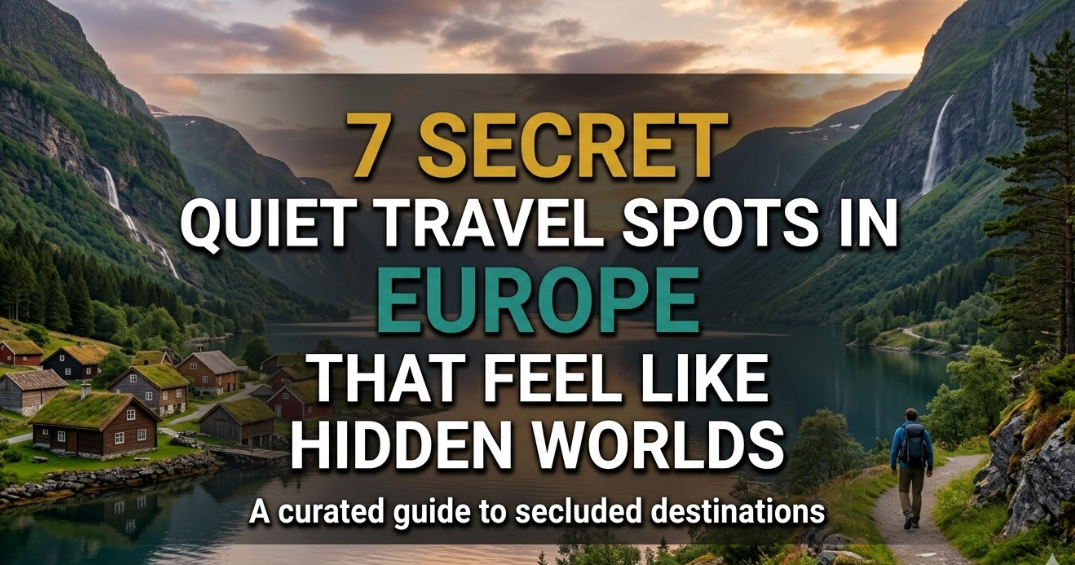 7 Secret Quiet Travel Spots in Europe That Feel Like Hidden Worlds