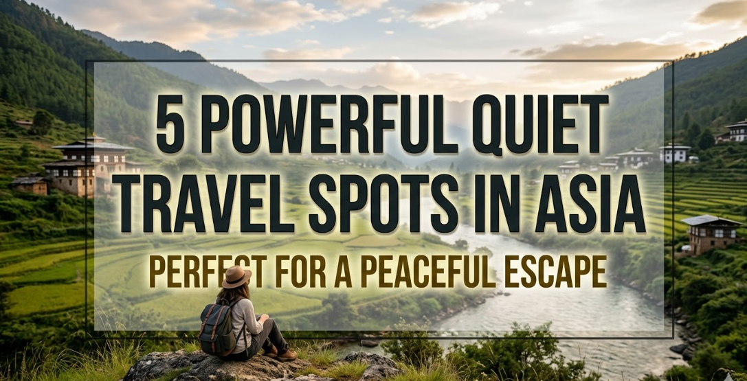 5 Powerful Quiet Travel Spots in Asia Perfect for a Peaceful Escape