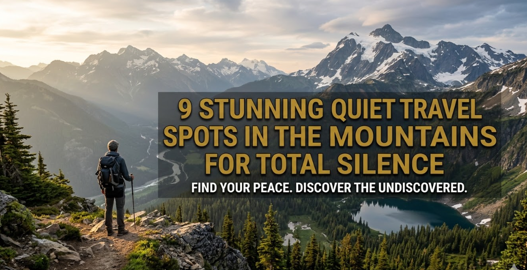 9 Stunning Quiet Travel Spots in the Mountains for Total Silence