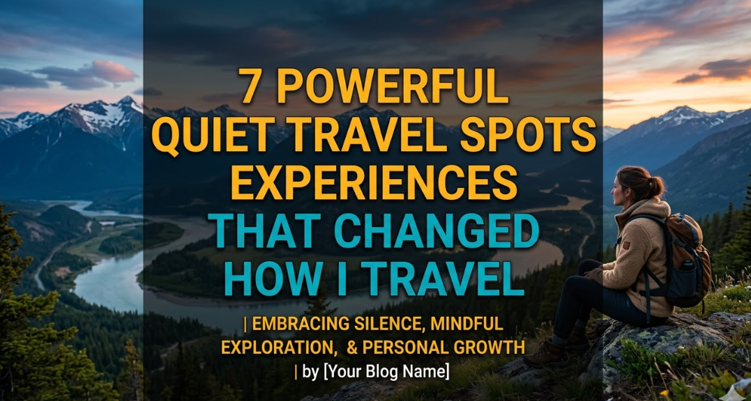 7 Powerful Quiet Travel Spots Experiences That Changed How I Travel