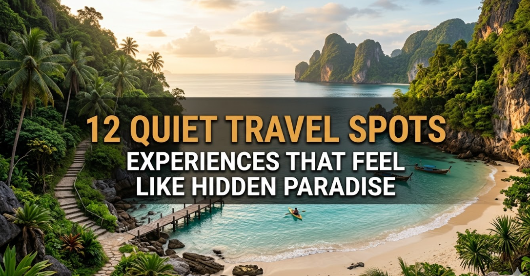 12 Quiet Travel Spots Experiences That Feel Like Hidden Paradise