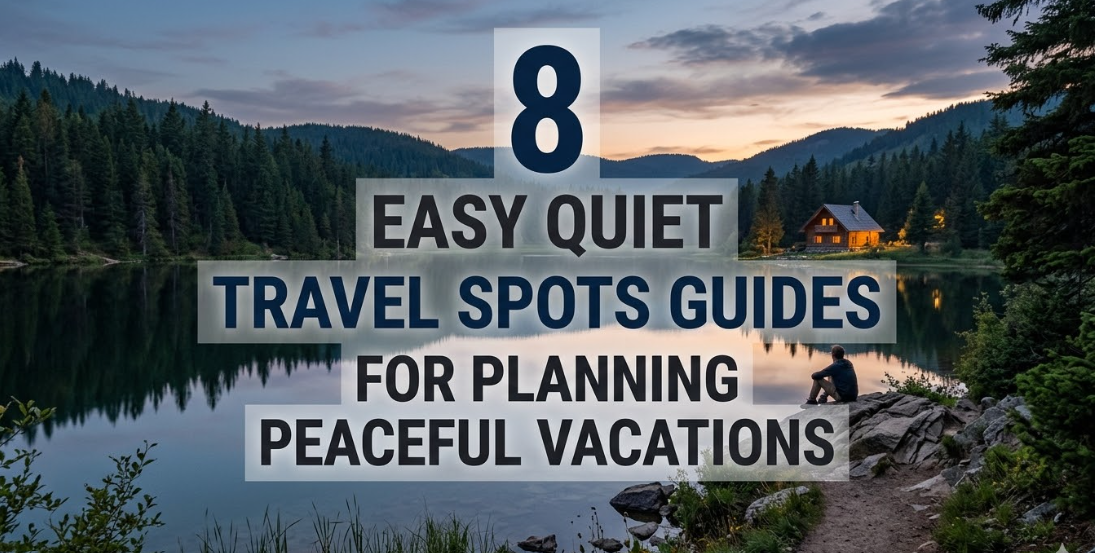 8 Easy Quiet Travel Spots Guides for Planning Peaceful Vacations