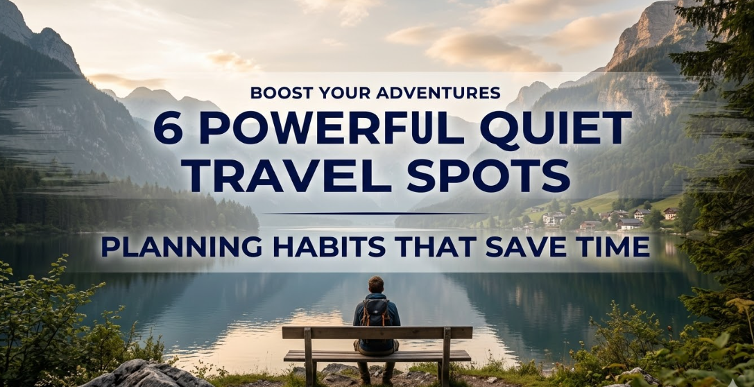6 Powerful Quiet Travel Spots Planning Habits That Save Time