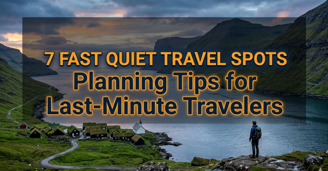 7 Fast Quiet Travel Spots Planning Tips for Last-Minute Travelers