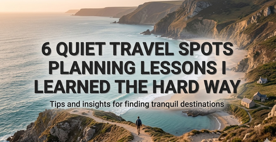 6 Quiet Travel Spots Planning Lessons I Learned the Hard Way