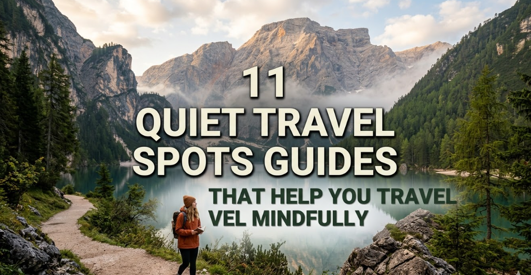 11 Quiet Travel Spots Guides That Help You Travel Mindfully